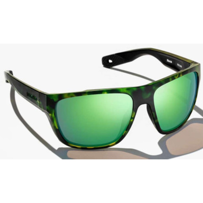 Bajio Roca Sunglasses – Shoal Tortoise Matte Frame/Green Poly Lens