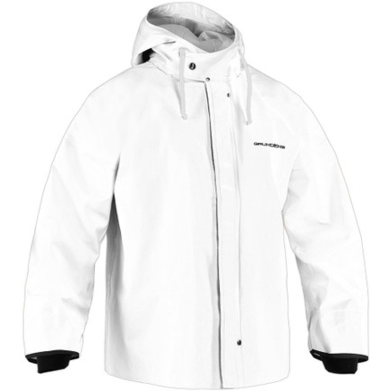 Grundens B44W4XL Brigg 44 Rainjacket With Neoprene Cuff White – 4X-Large