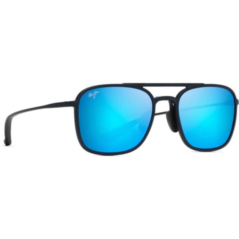 Maui Jim Keokea Sunglasses – Matte Blue/Blue Hawaii