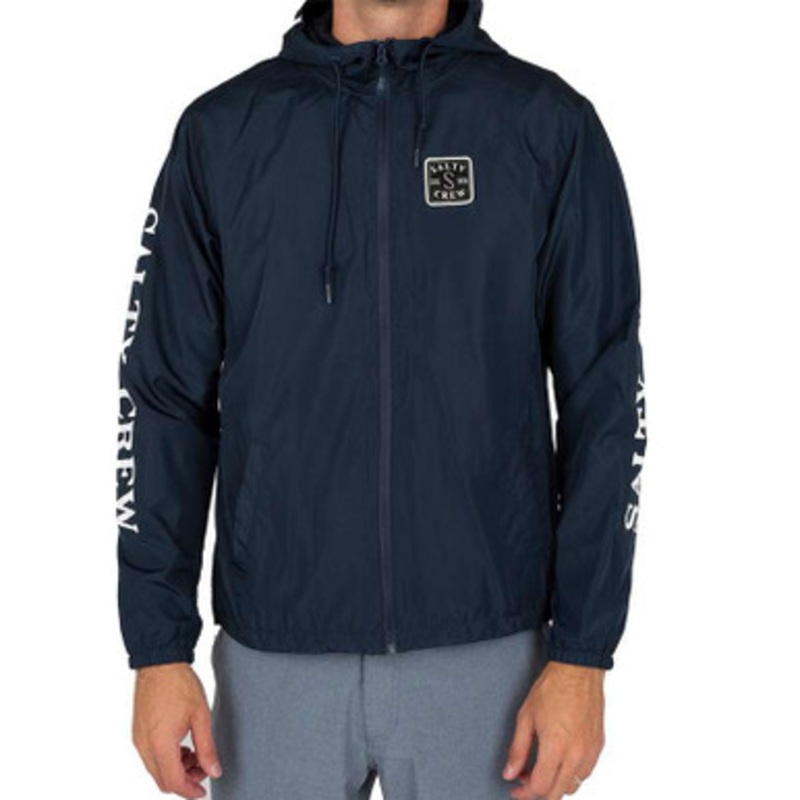 Salty Crew S-Hook Windbreaker Jacket – Navy – X-Large