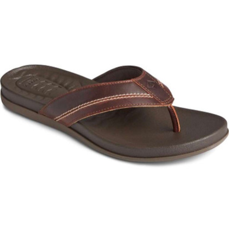 Sperry Plushwave Dock Sandal – Brown – 9M