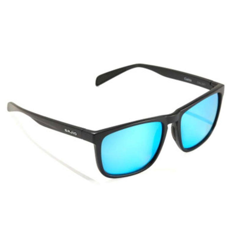 Bajio Calda Sunglasses – Black Matte Frame/Blue Glass Lens