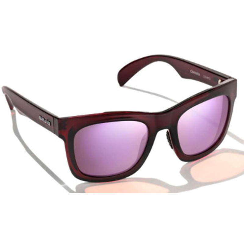 Bajio Cometa Sunglasses – Claret Gloss Frame/Rose Mirror PC Lens