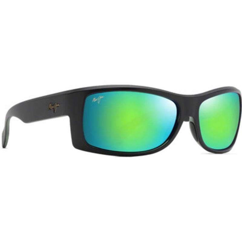 Maui Jim Equator Sunglasses – Matte Black/Maui Green