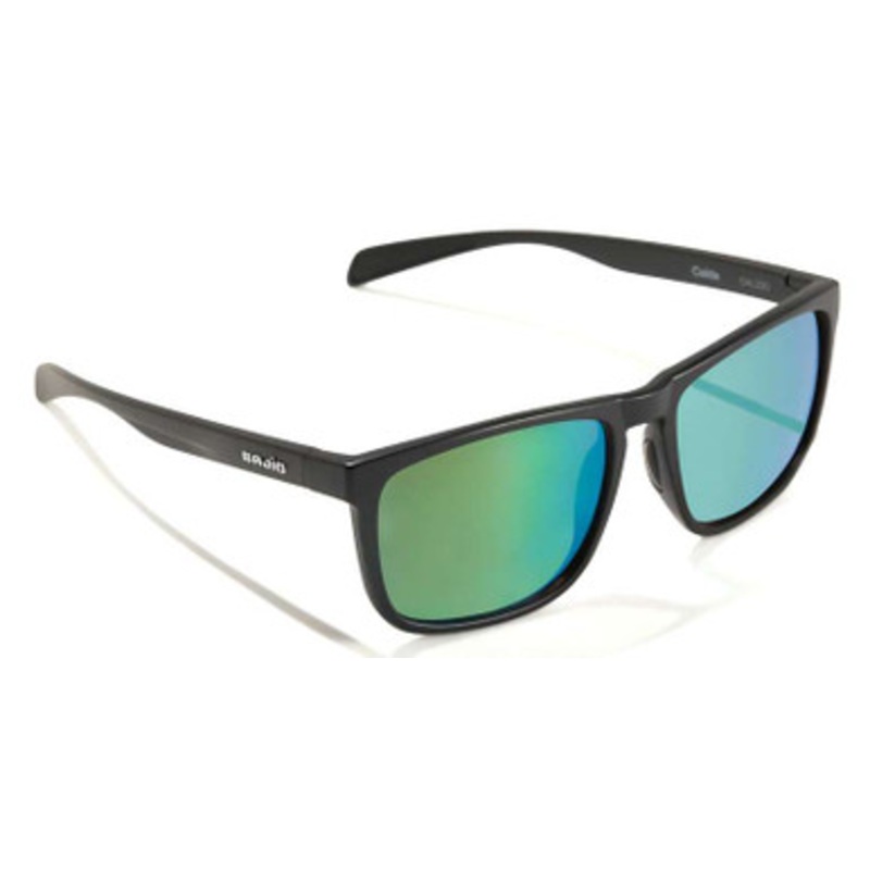 Bajio Calda Sunglasses – Black Matte Frame/Green Glass Lens
