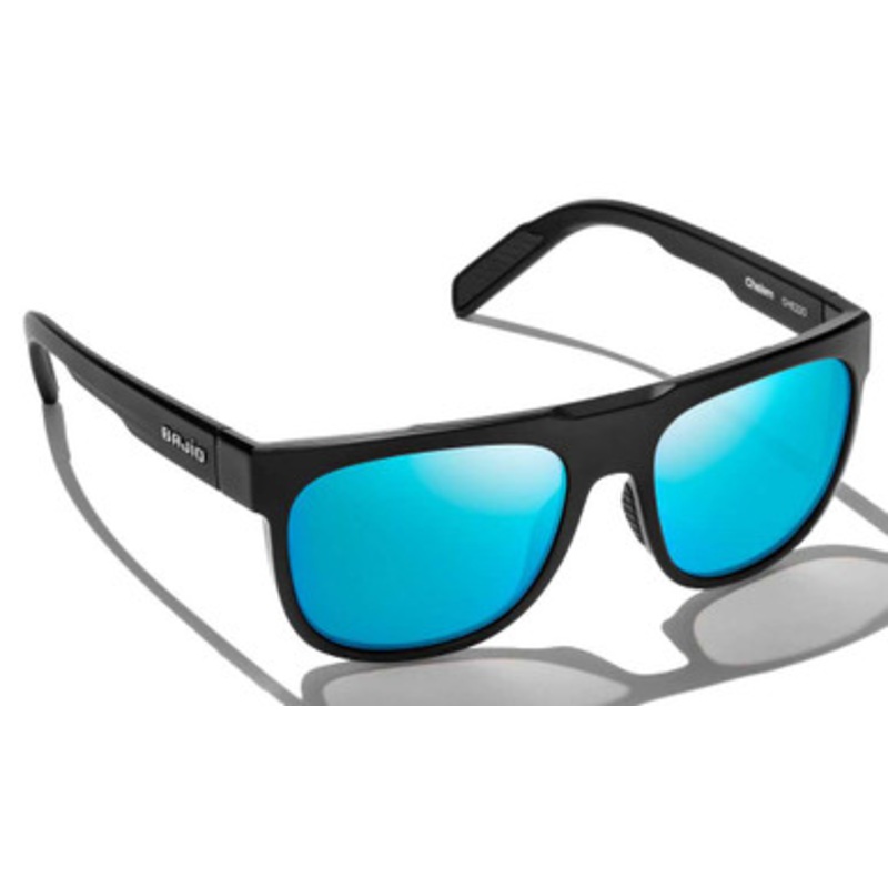 Bajio Chelem Sunglasses – Black Gloss Frame/Blue Glass Lens