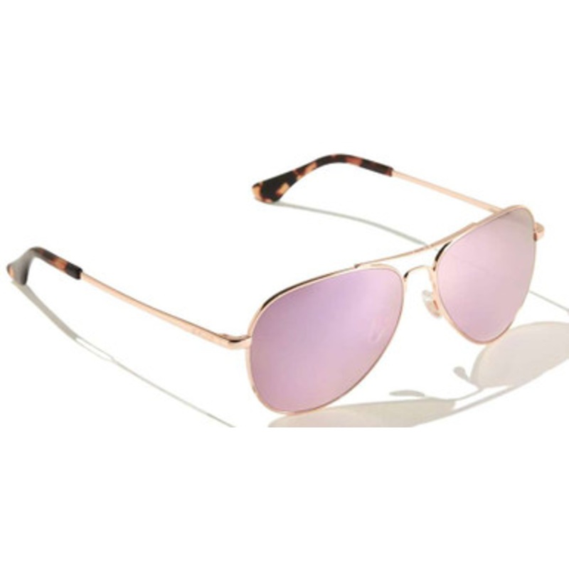 Bajio Soldado Sunglasses – Rose Gold Satin Frame/Pink Plastic Lens