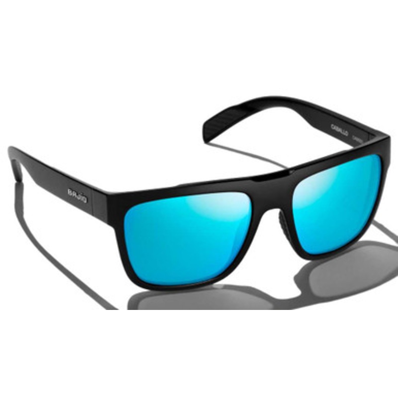 Bajio Caballo Sunglasses – Black Matte Frame/Blue Glass Lens