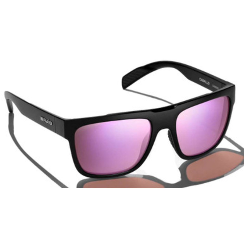 Bajio Caballo Sunglasses – Black Matte Frame/Rose Mirror Glass Lens
