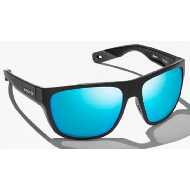Bajio Roca Sunglasses – Black Matte Frame/Blue Poly Lens