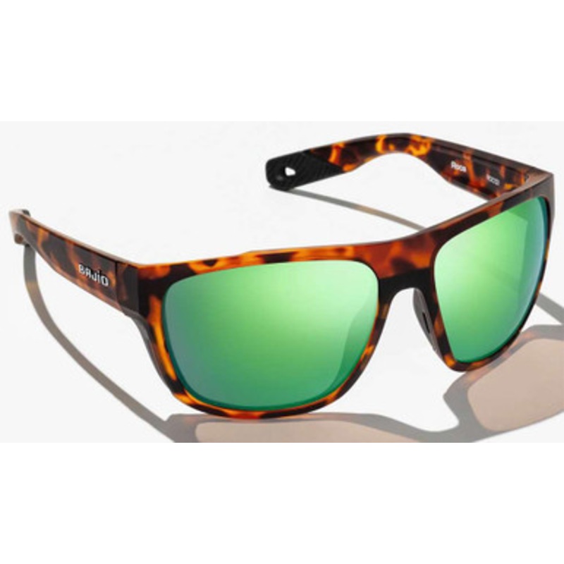 Bajio Roca Sunglasses – Dark Tortoise Matte Frame/Green Poly Lens