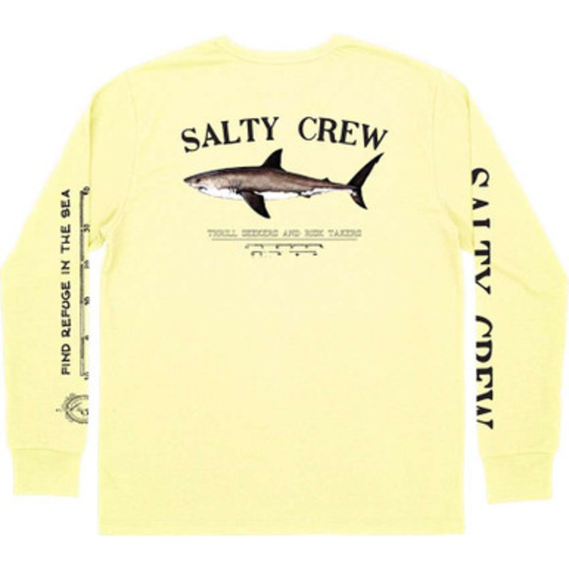 Salty Crew Bruce Long Sleeve Sunshirt – Yellow – X-Large