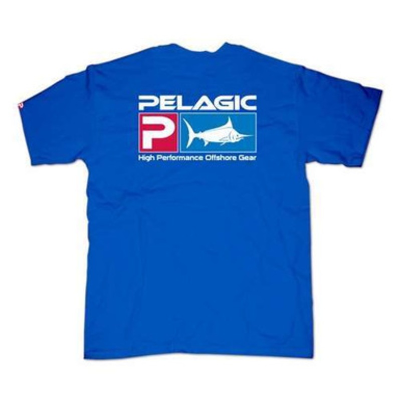 Pelagic 101 Deluxe T-Shirt Royal – Large
