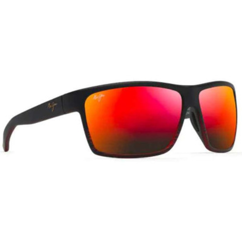 Maui Jim Alenuihaha Sunglasses – Burgundy Stripe Frame/Hawaii Lava Lens