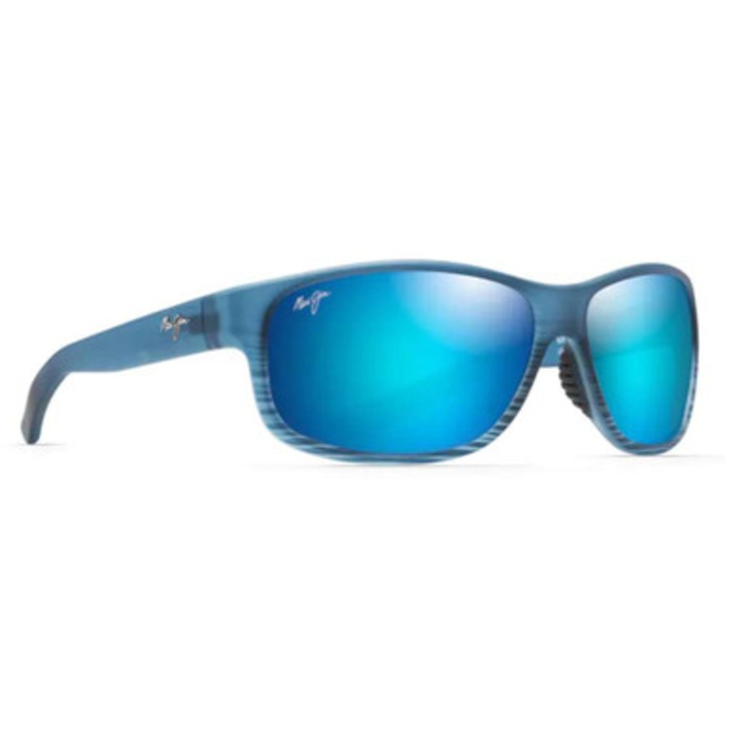 Maui Jim Kaiwi Channel Sunglasses – Blue Black Stripe/Blue Hawaii
