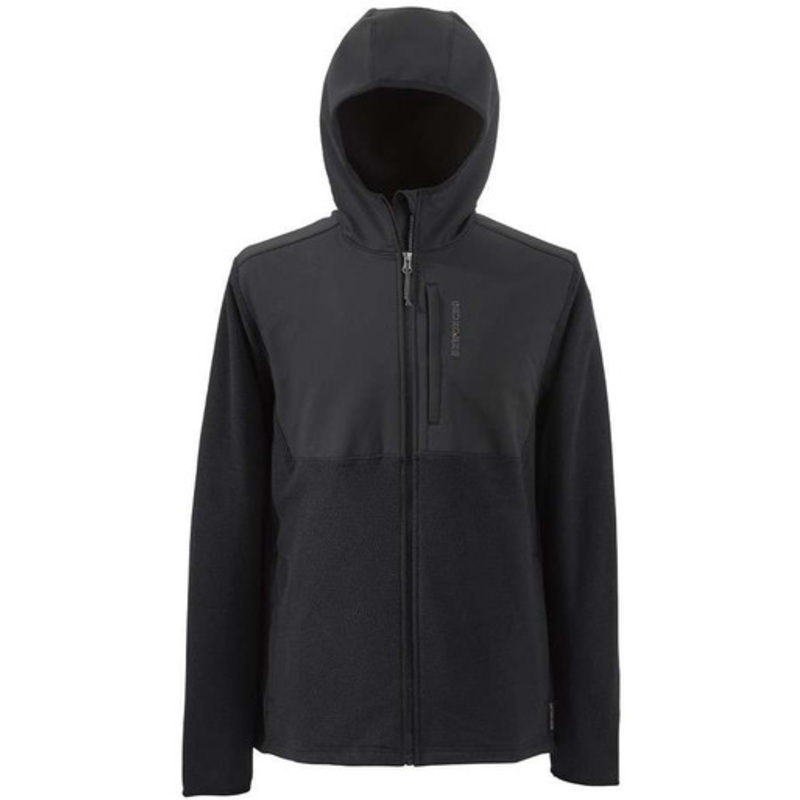 Grundens Bering Fleece Pro Full Zip Hoodie – Black – Small