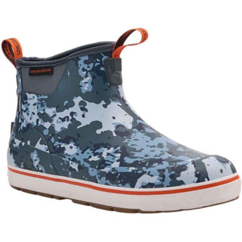 Grundens Deck Boss Ankle Boot – Flats Camo Storm – 12