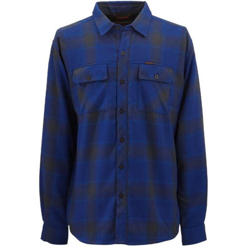 Grundens Kodiak Long Sleeve Shirts – Ombre Sodalite – Large