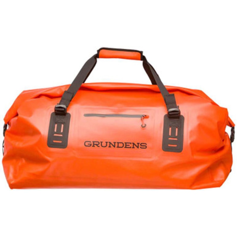 Grundens Shackleton 2.0 Duffel Bag 105L – Red Orange