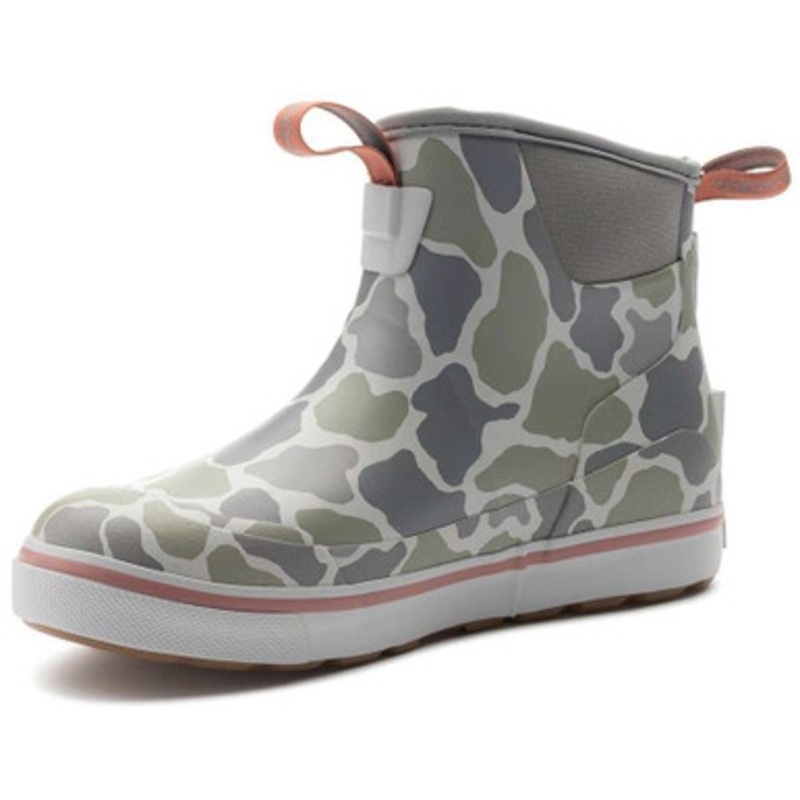 Grundens Women’s Deck Boss Ankle Boot – Tea Duck Camo – 7
