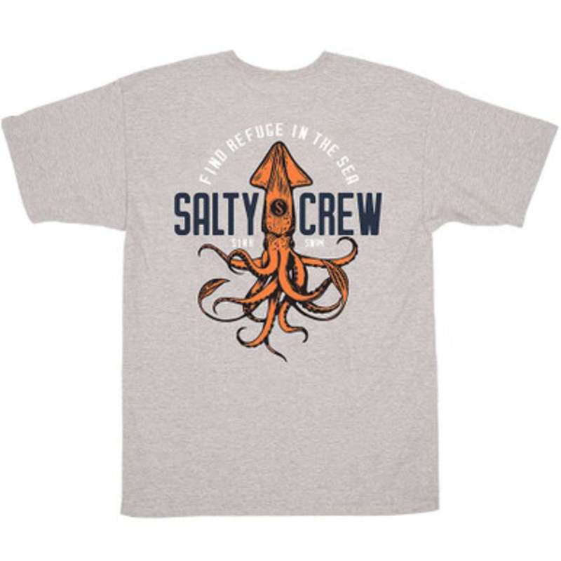 Salty Crew Colossal Short Sleeve T-Shirt – Athletic Heather – X-Large