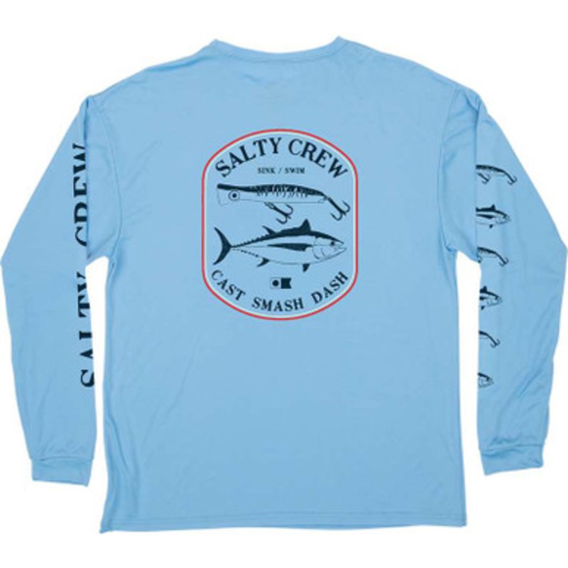 Salty Crew Surface Long Sleeve Sunshirt – Light Blue – 2X-Large