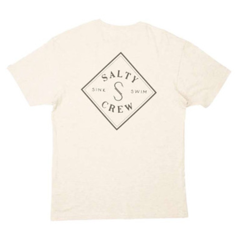 Salty Crew Tippet Short Sleeve T-Shirt – Oatmeal – 2X-Large