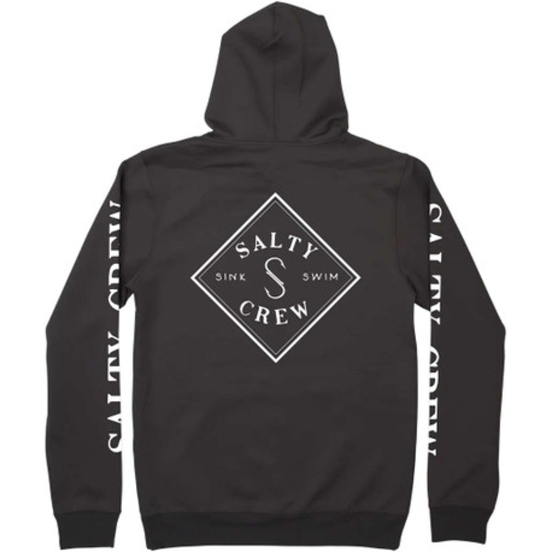 Salty Crew Tippet Tech Fleece Hoodie – Black – Large