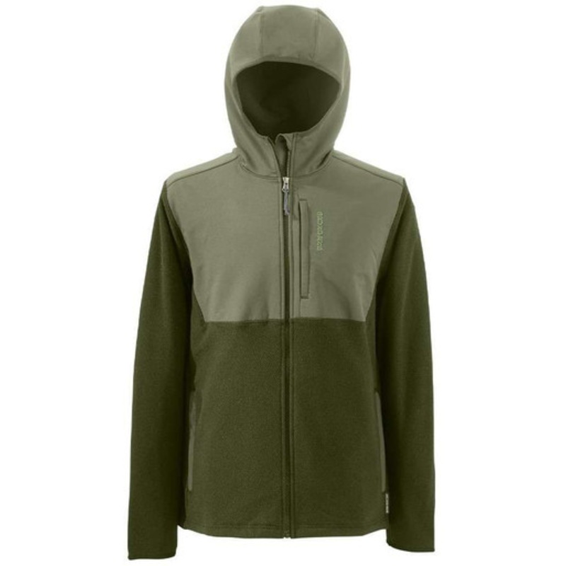 Grundens Bering Fleece Pro Full Zip Hoodie – Deep Lichen Gr/Deep Depths – 3XL