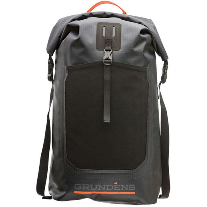Grundens Bootlegger Roll Top Backpack 30L – Black
