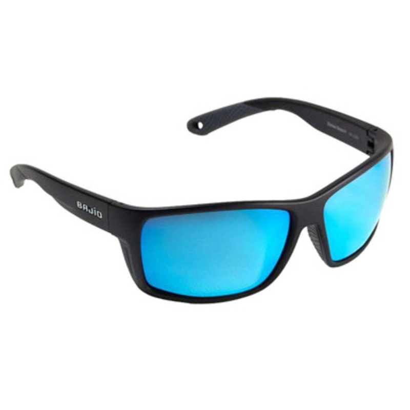 Bajio Bales Beach Sunglasses – Black Matte Frame/Blue Plastic Lens