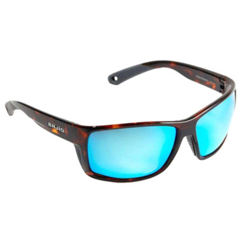 Bajio Bales Beach Sunglasses – Dark Tortoise Gloss Frame/Blue Glass Lens