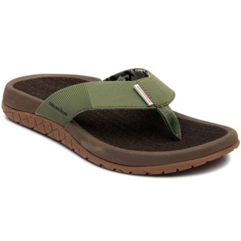 Grundens Fishfinder Sandals – Deep Lichen Green – 10
