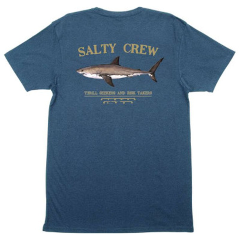 Salty Crew Bruce Short Sleeve T-Shirt – Harbor Heather – X-Large