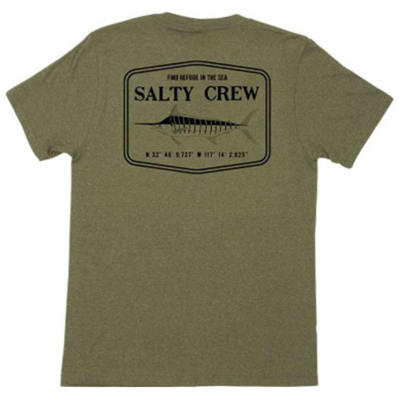 Salty Crew Stealth Short Sleeve T-Shirt – Spruce – Medium