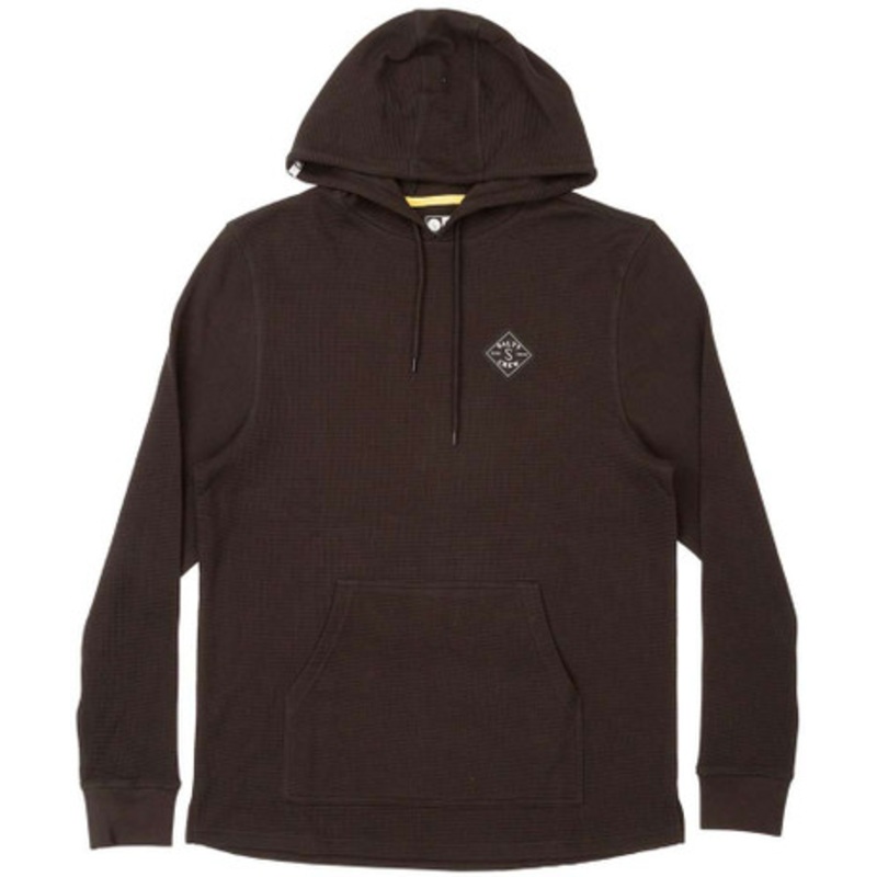 Salty Crew Tippet Thermal Hood Tee – Black – 2X-Large