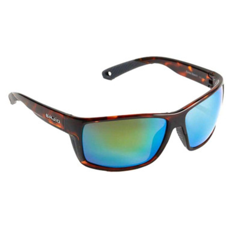 Bajio Bales Beach Sunglasses – Dark Tortoise Gloss Frame/Green Plastic Lens