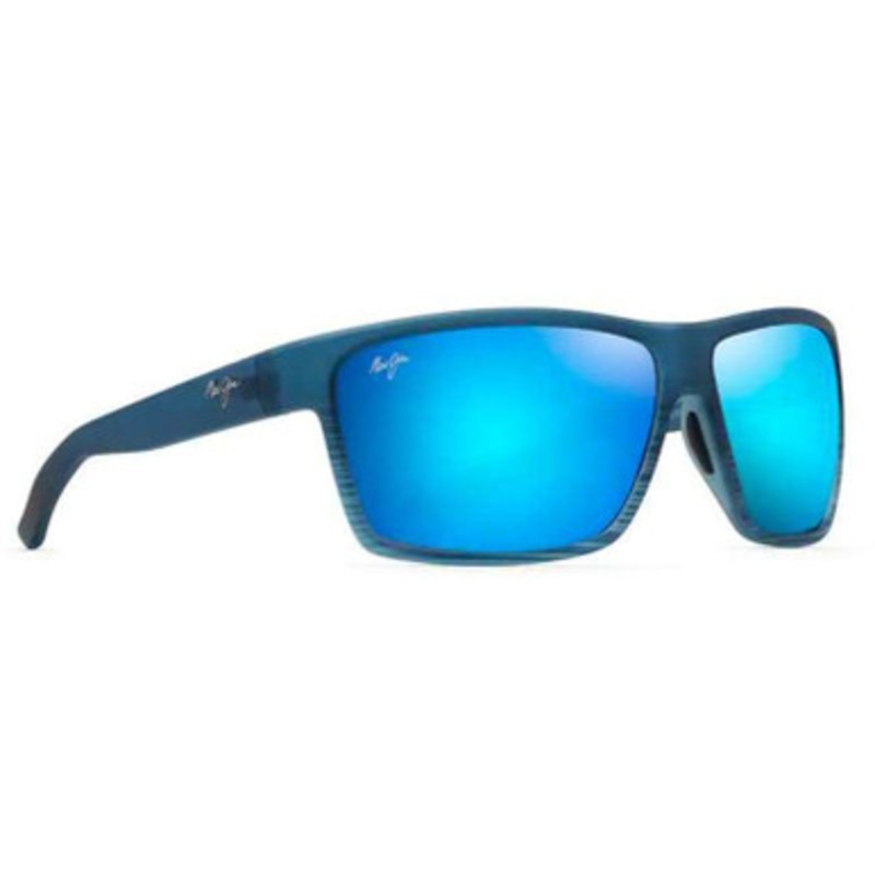 Maui Jim Alenuihaha Sunglasses – Blue Black Stripe/Blue Hawaii