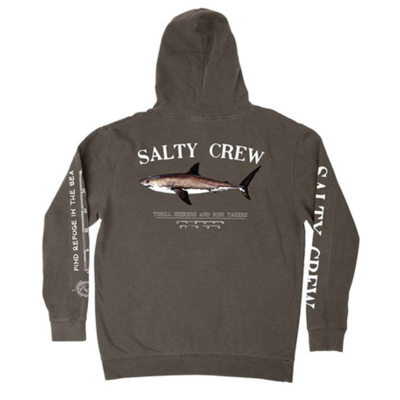 Salty Crew Bruce Fleece Hoodie – Charcoal – Large