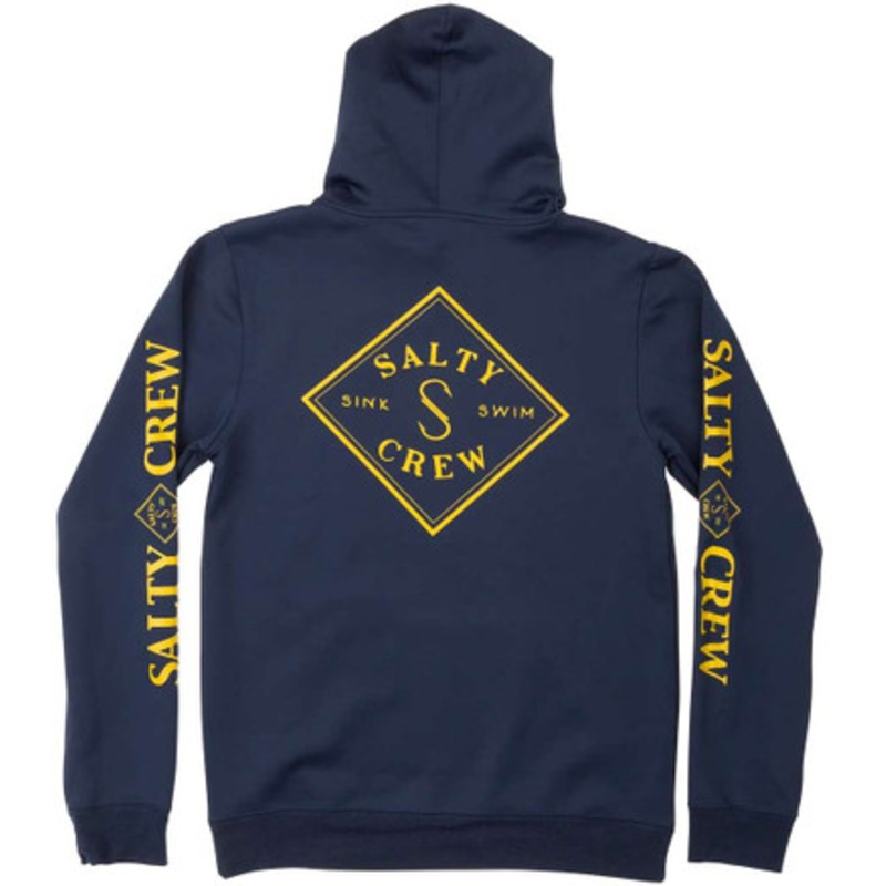 Salty Crew Tippet Tech Fleece Hoodie – Navy – X-Large