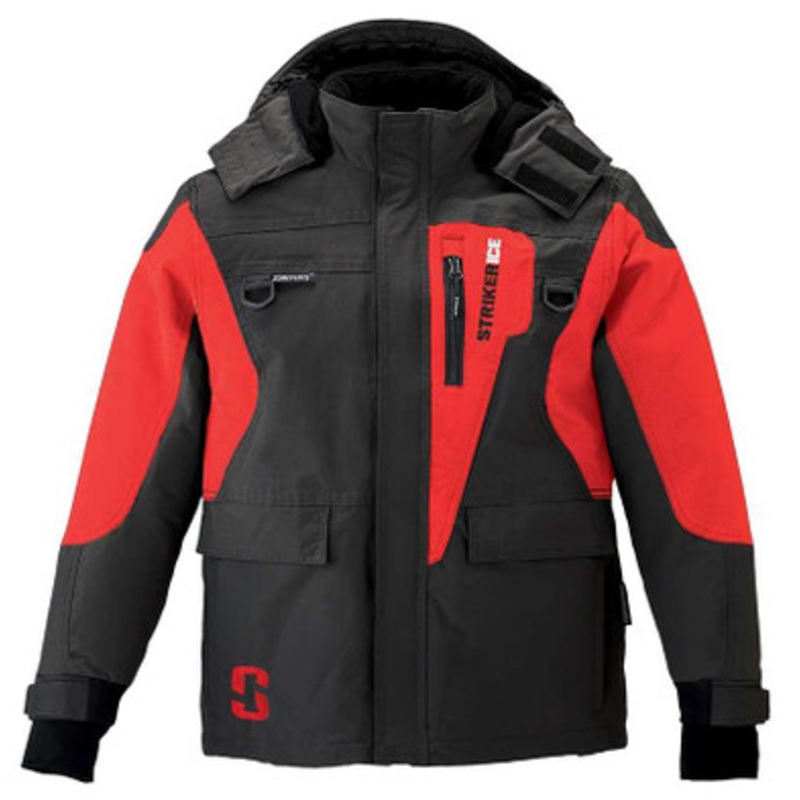 Striker Youth Predator Jacket – Black/Red – 8
