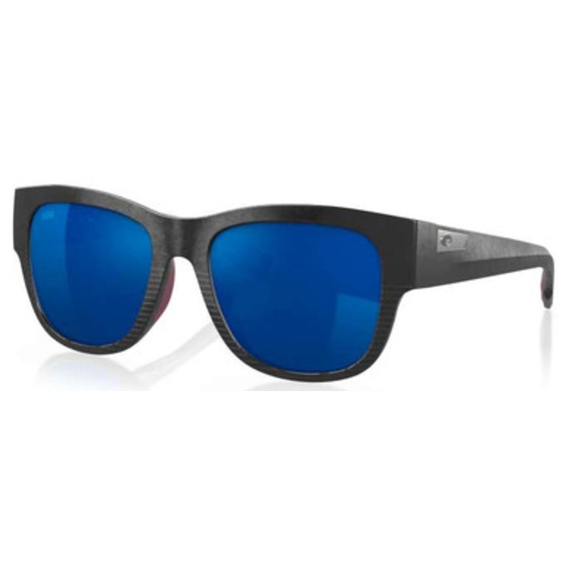 Costa Caleta Sunglasses – Net Black Frame/Blue Mirror Lens