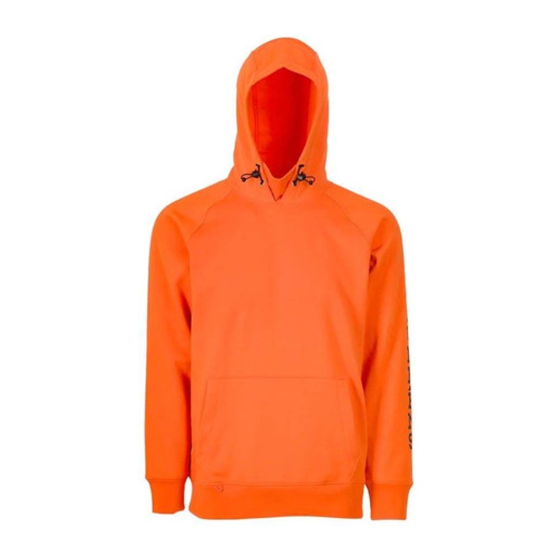 Grundens Dillingham Tech Hoodie – Red Orange – X-Large