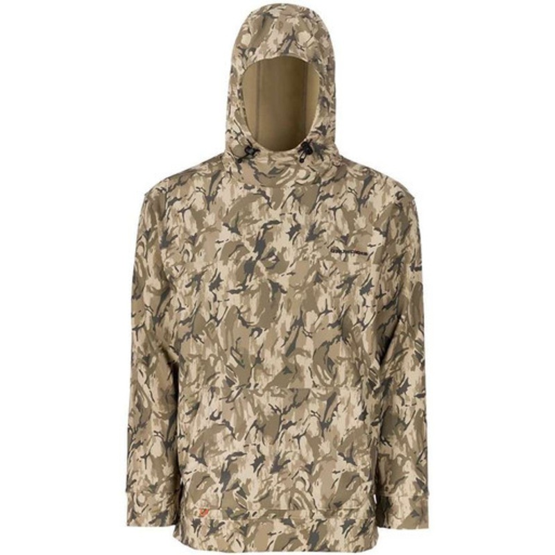 Grundens Kryall Hoodie – Refraction Camo Stone – X-Large