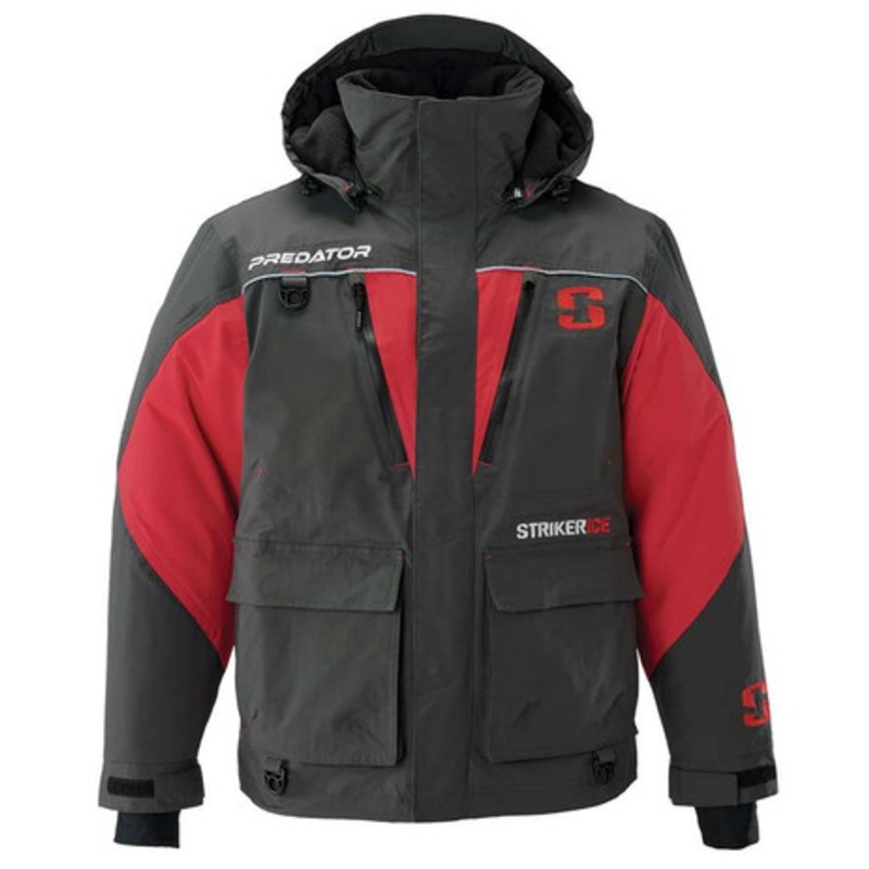 Striker Predator Jacket – Charcoal/Red – 4X-Large