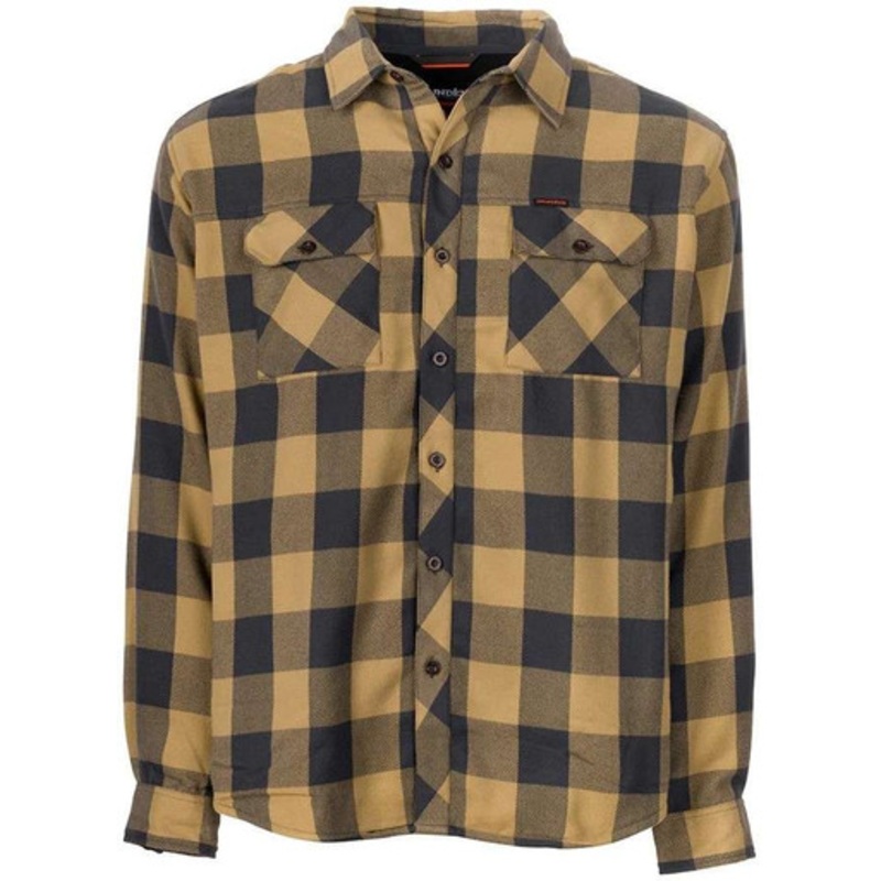 Grundens Kodiak Insulated Long Sleeve – Antique Bronze Plaid – XXL