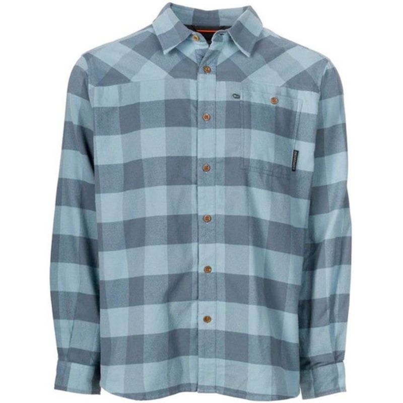 Grundens Steelhead Flannel – Surf Buffalo Plaid – Small
