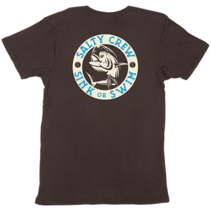 Salty Crew Mighty Mahi Short Sleeve T-Shirt – Black – Large