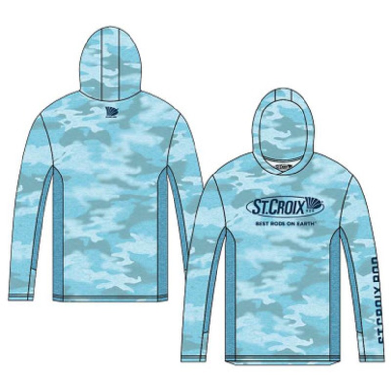 St. Croix Skyline Hooded Long Sleeve Shirt – X-Large