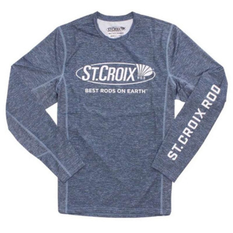 St. Croix Heather Performance Long Sleeve Shirt – 3X-Large